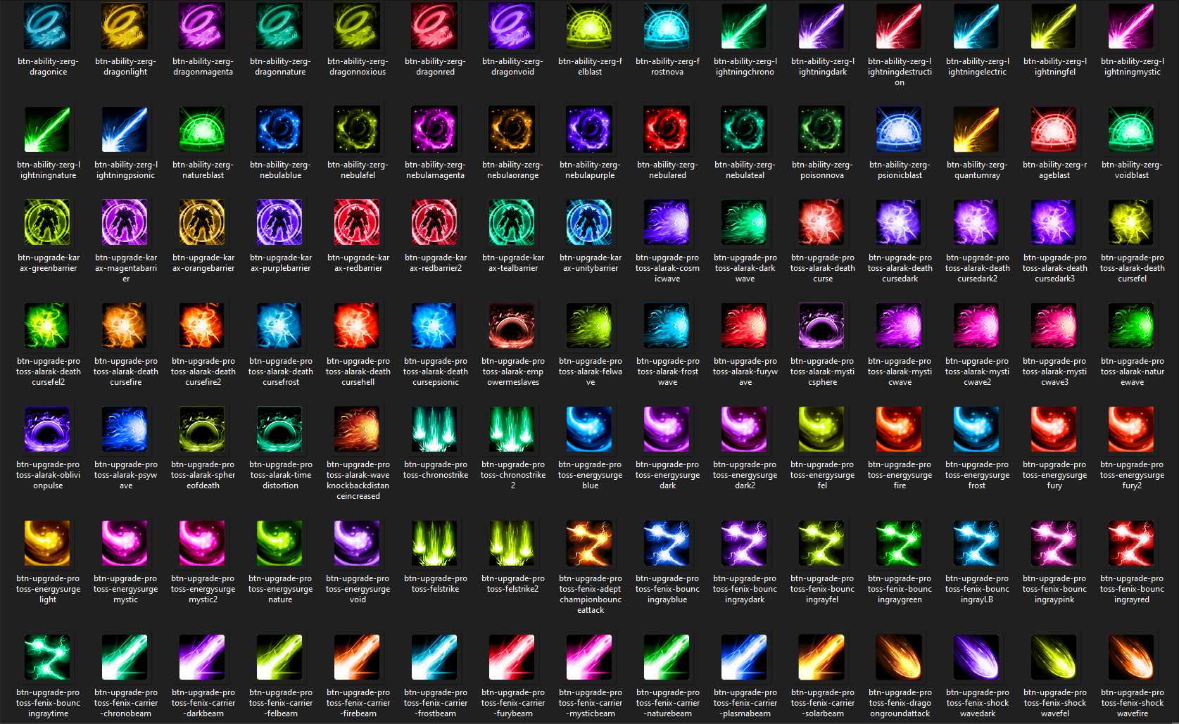 Images - Starcraft 2 Icon Megapack - Assets - Projects - SC2Mapster