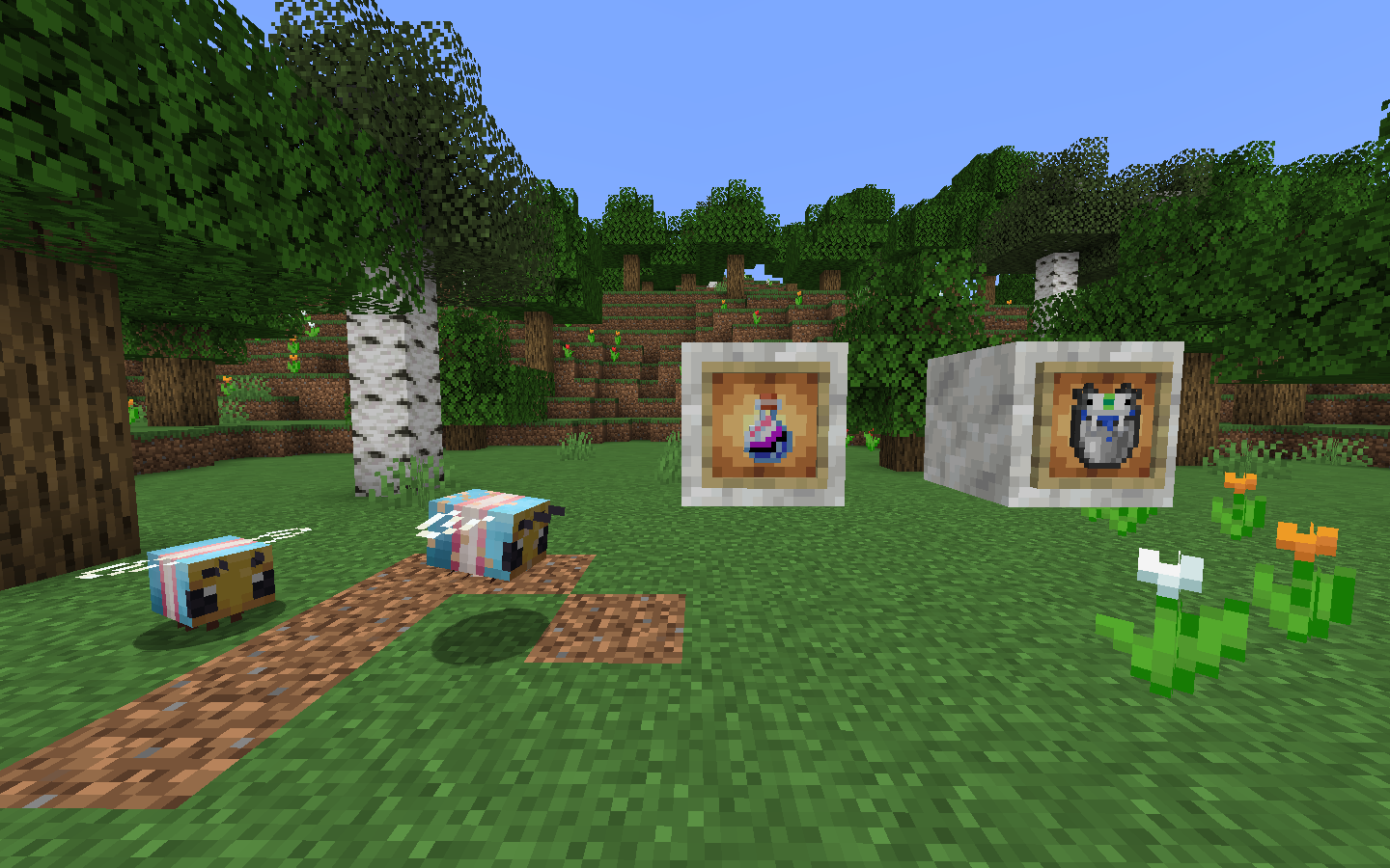 Shows all the textures