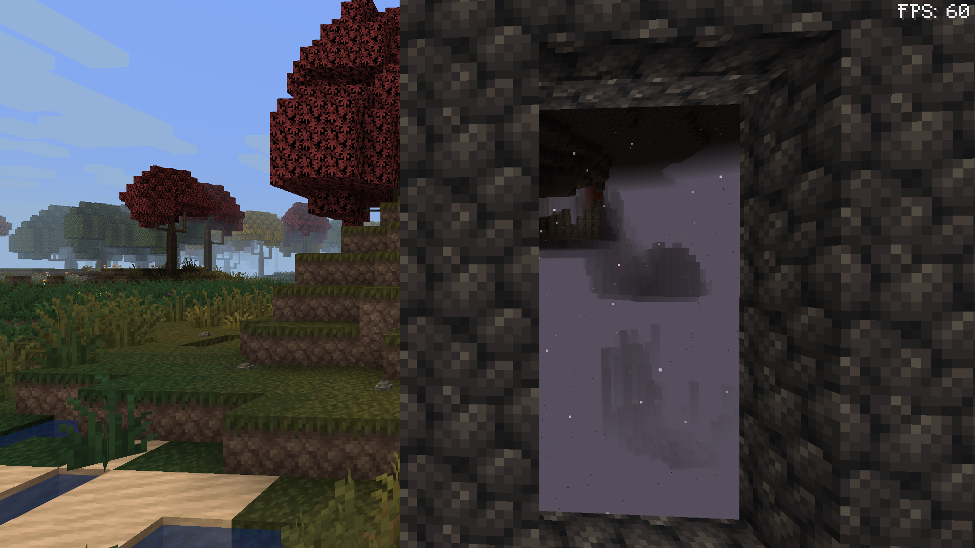 Viewing Hell, or the Neter, from the Overworld