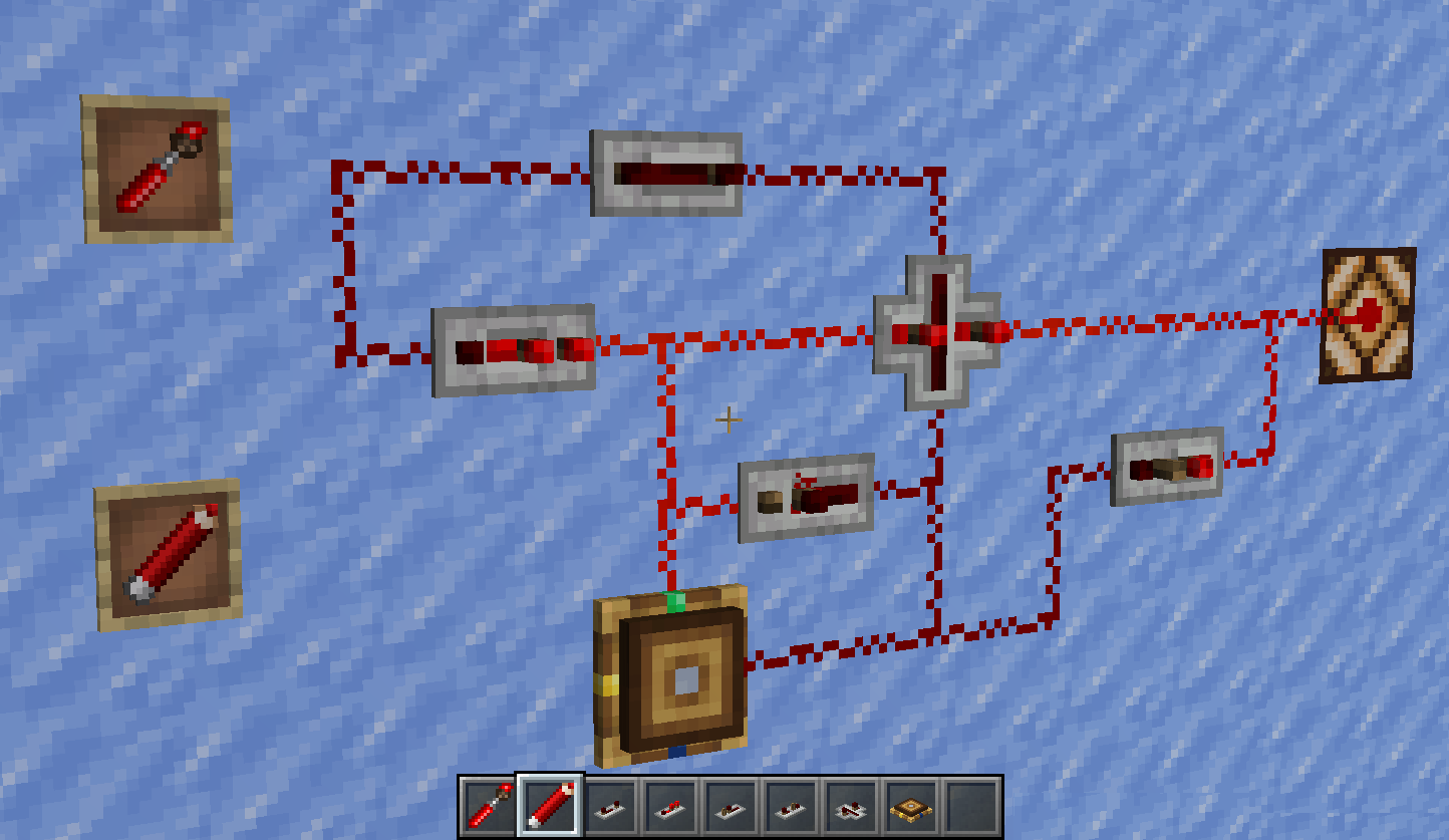 Redstone Pen blocks and items.