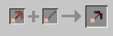 Steel Ruby Pickaxe Recipe