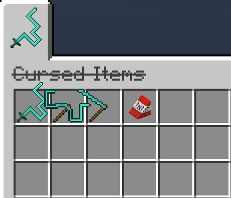 Cursed Items Creative Tab