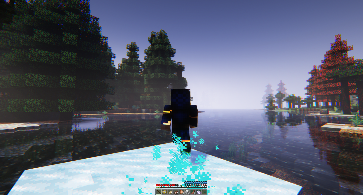 Walk on water by turning it to ice as the Mage!