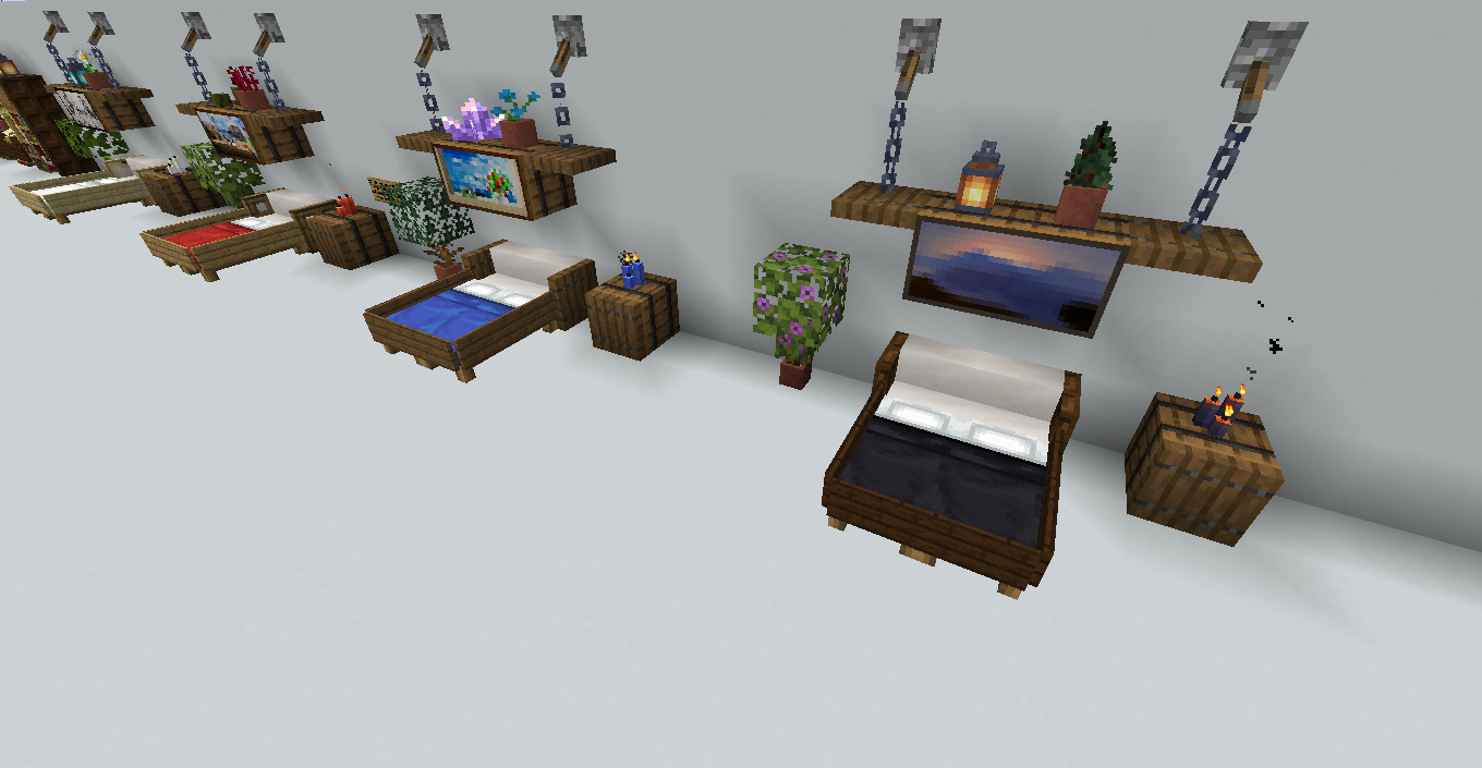 custom bed in 4 styles