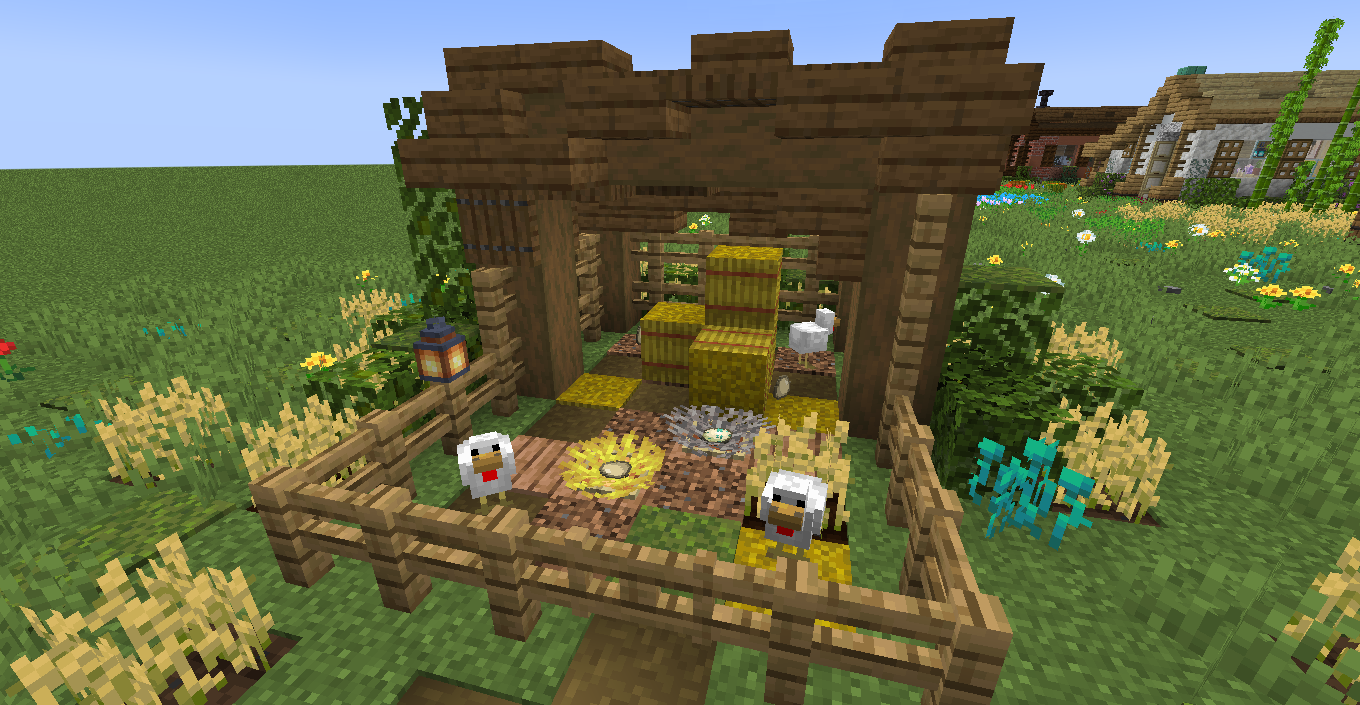 chicken coop with nests