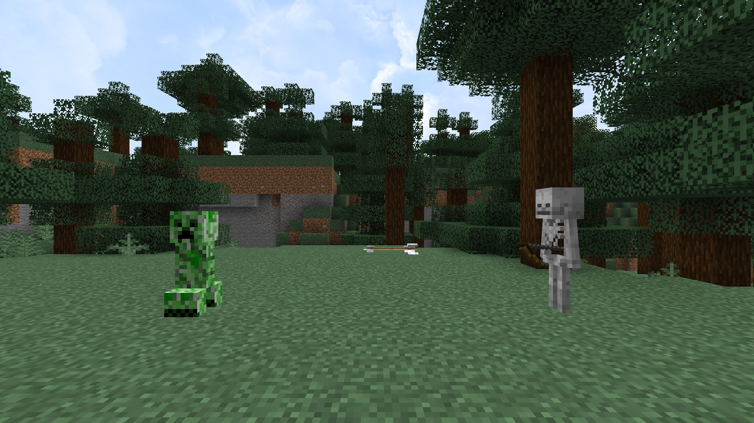 Skeleton Kills Creeper