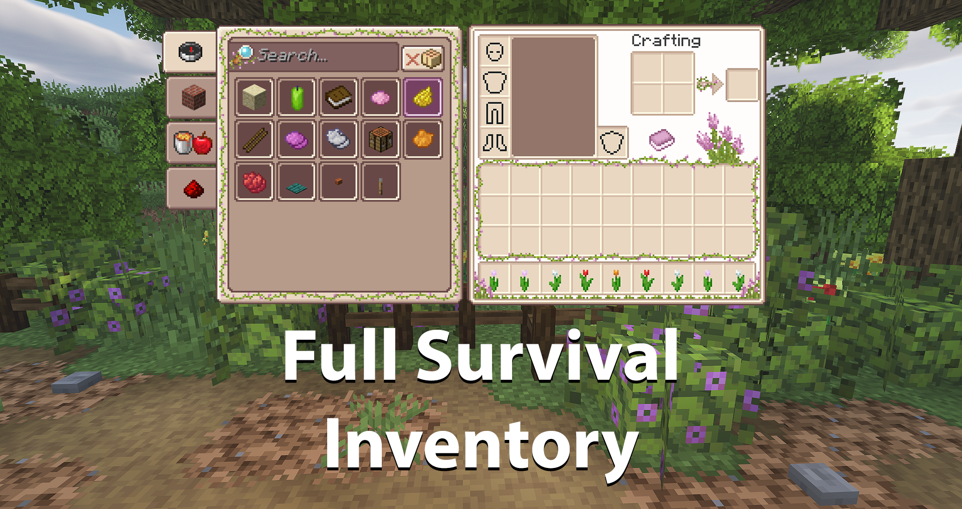 Survival Inventory and Crafting Book