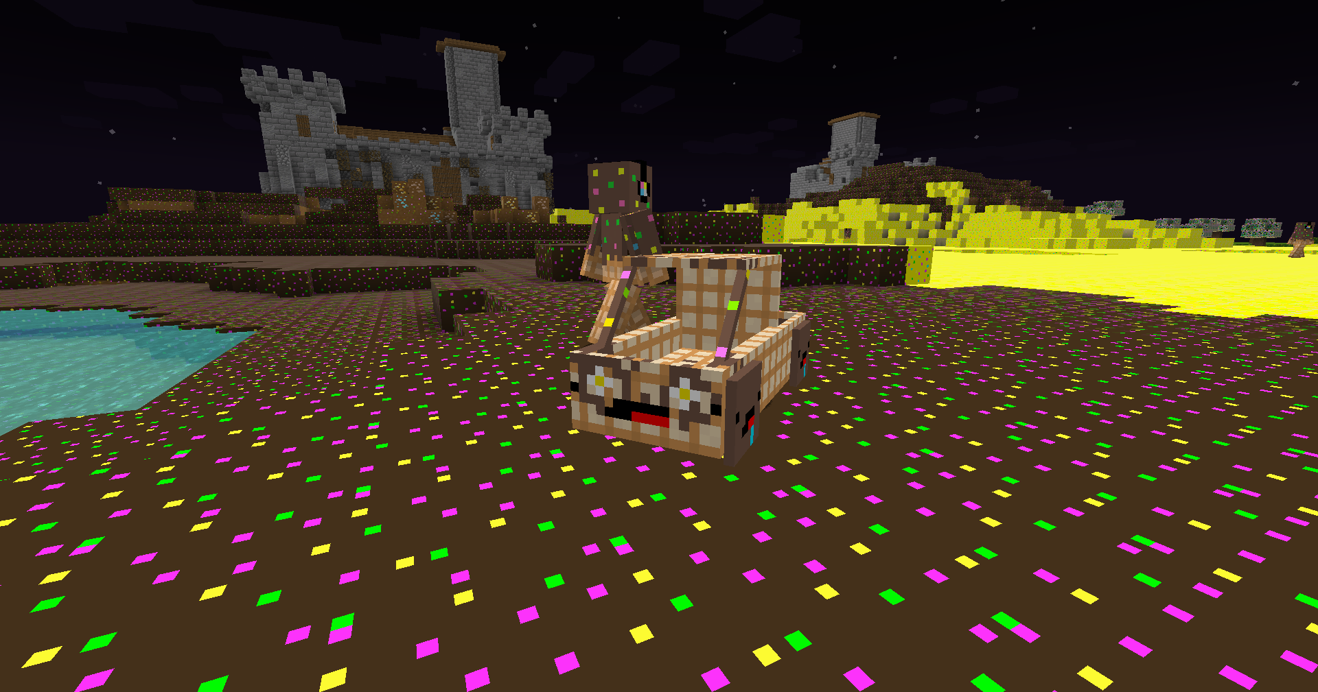 Download Unspeakable Gaming Minecraft Skin Up-Close Wallpaper |  Wallpapers.com, image size:1920x1009