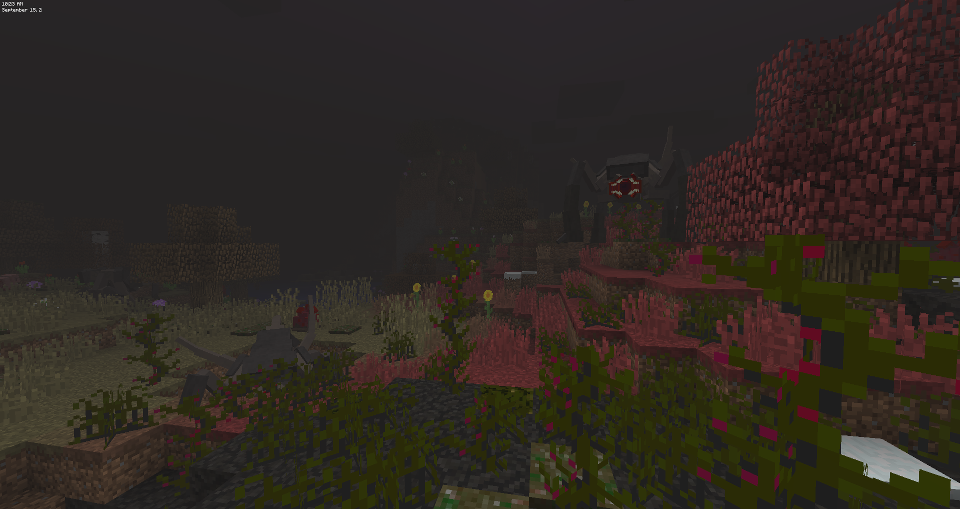 The land becomes infected
