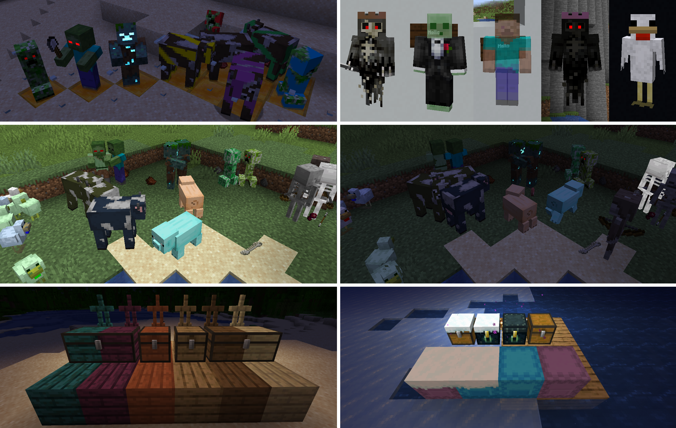 animal mob texture packs minecraft curse forge