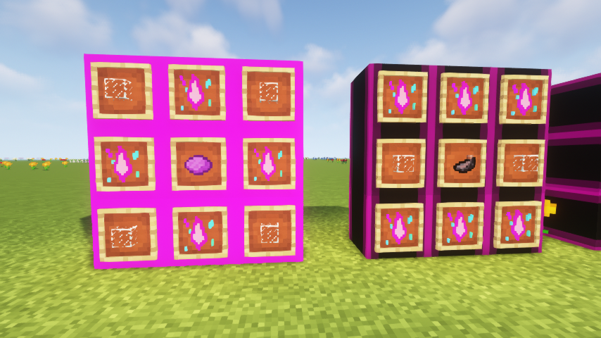 Neon block recipes