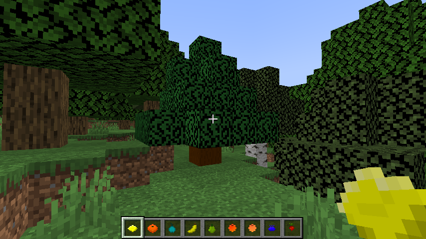 and also some things that drop from the tree's leaves