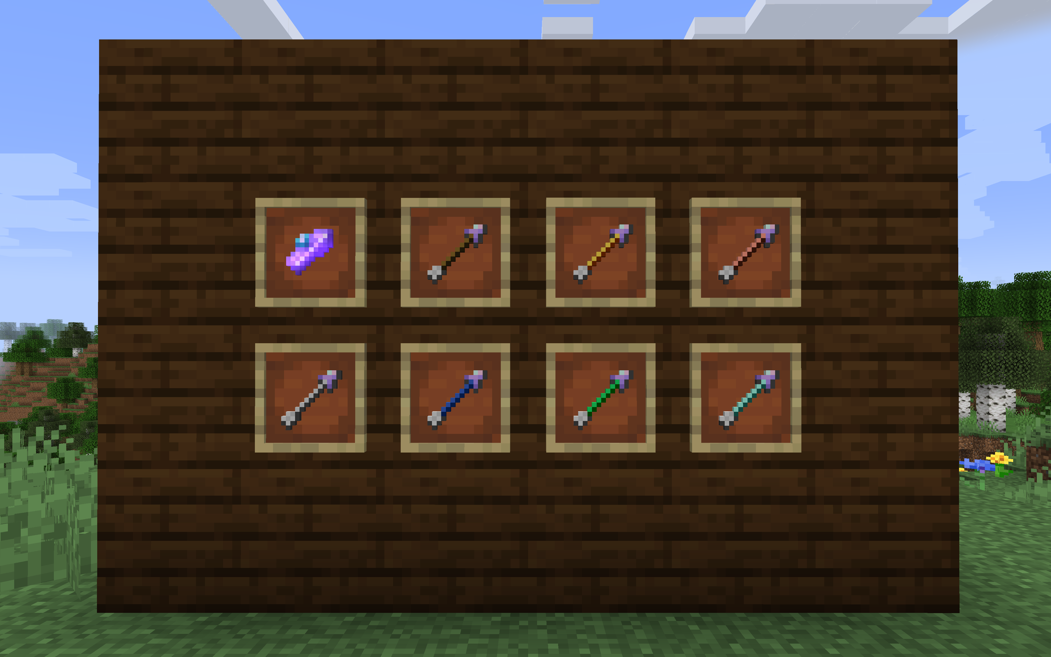 Diamethyst Shard and Arrows