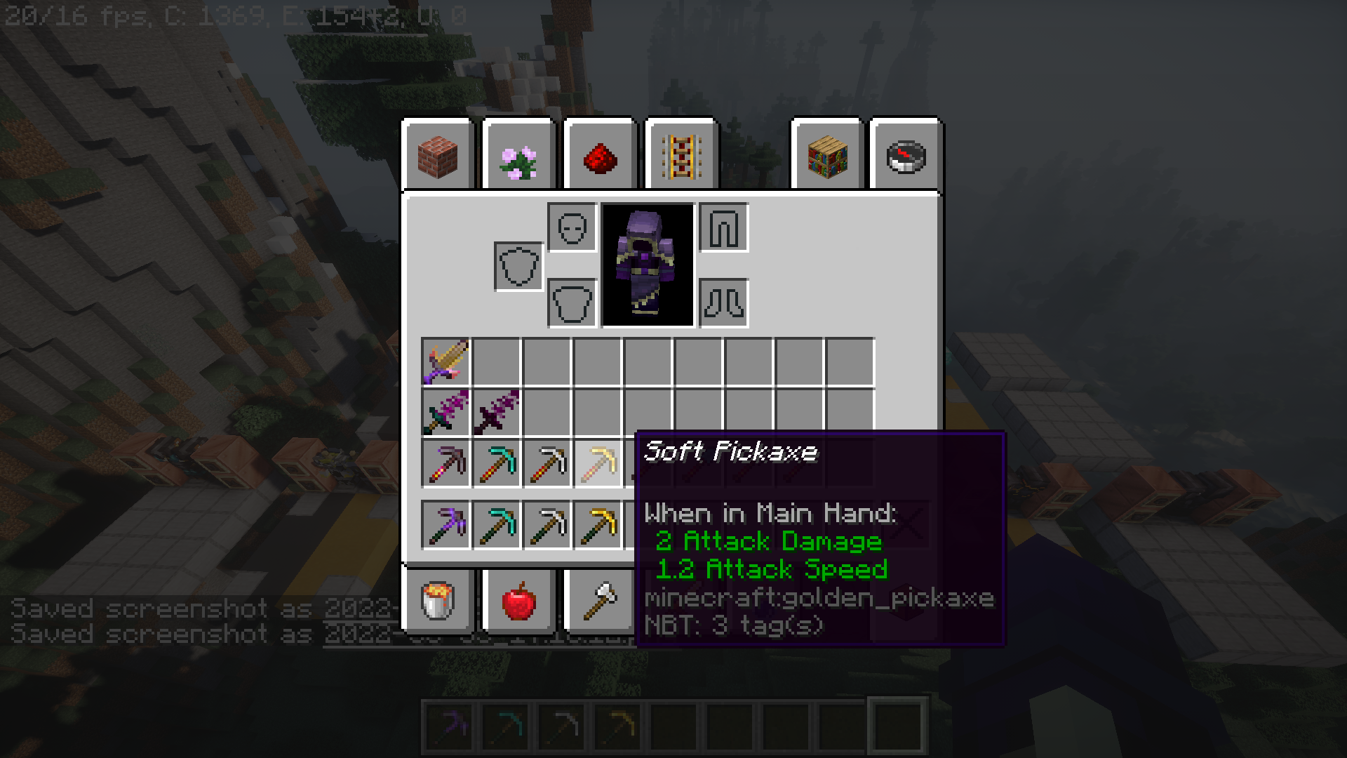 "Soft" Silk Touch Pickaxe