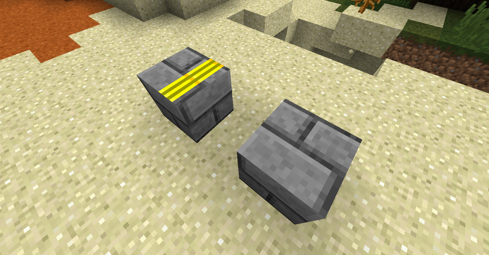 Both of the blocks in game.