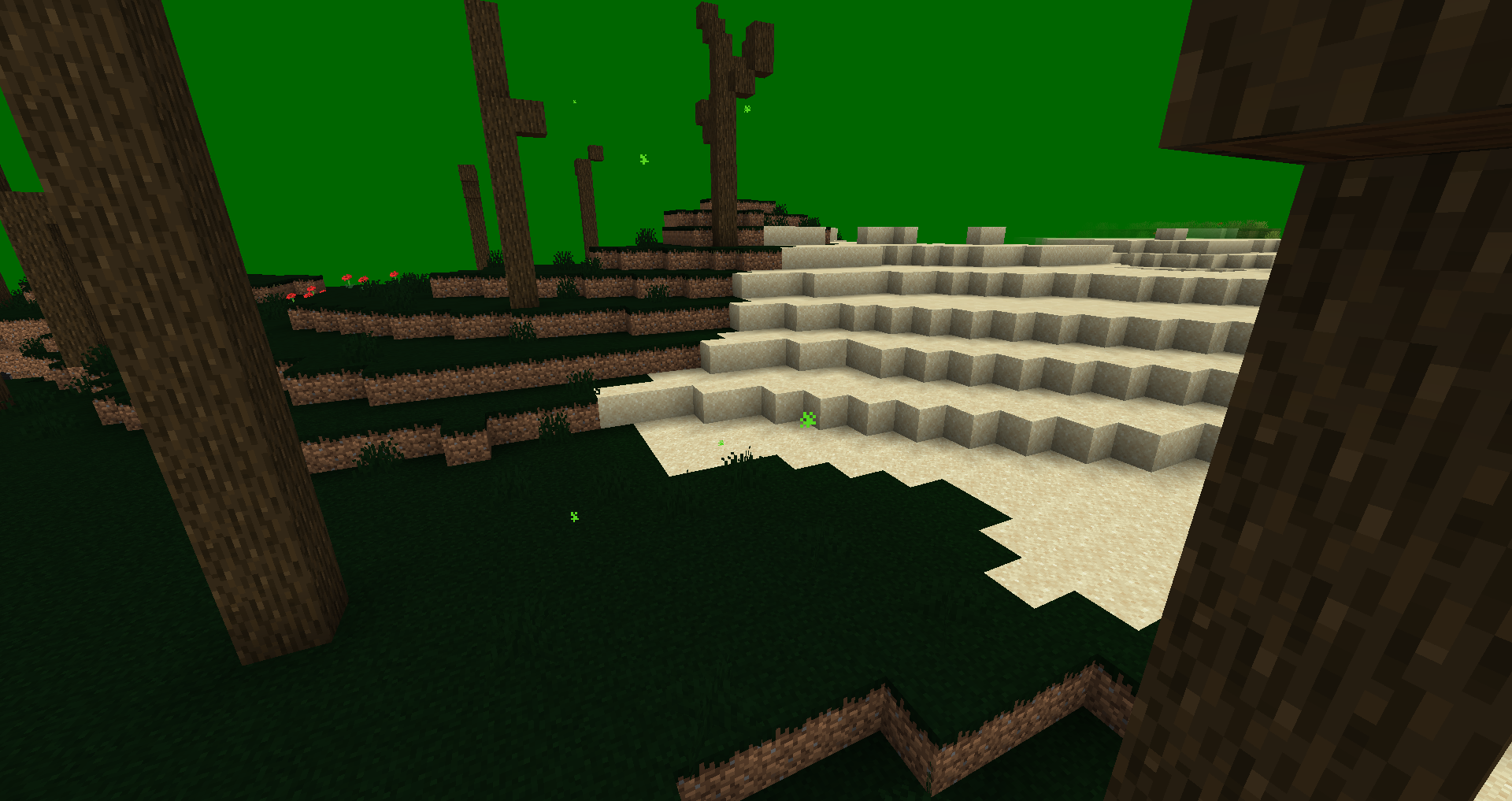 New biomes have radiation!