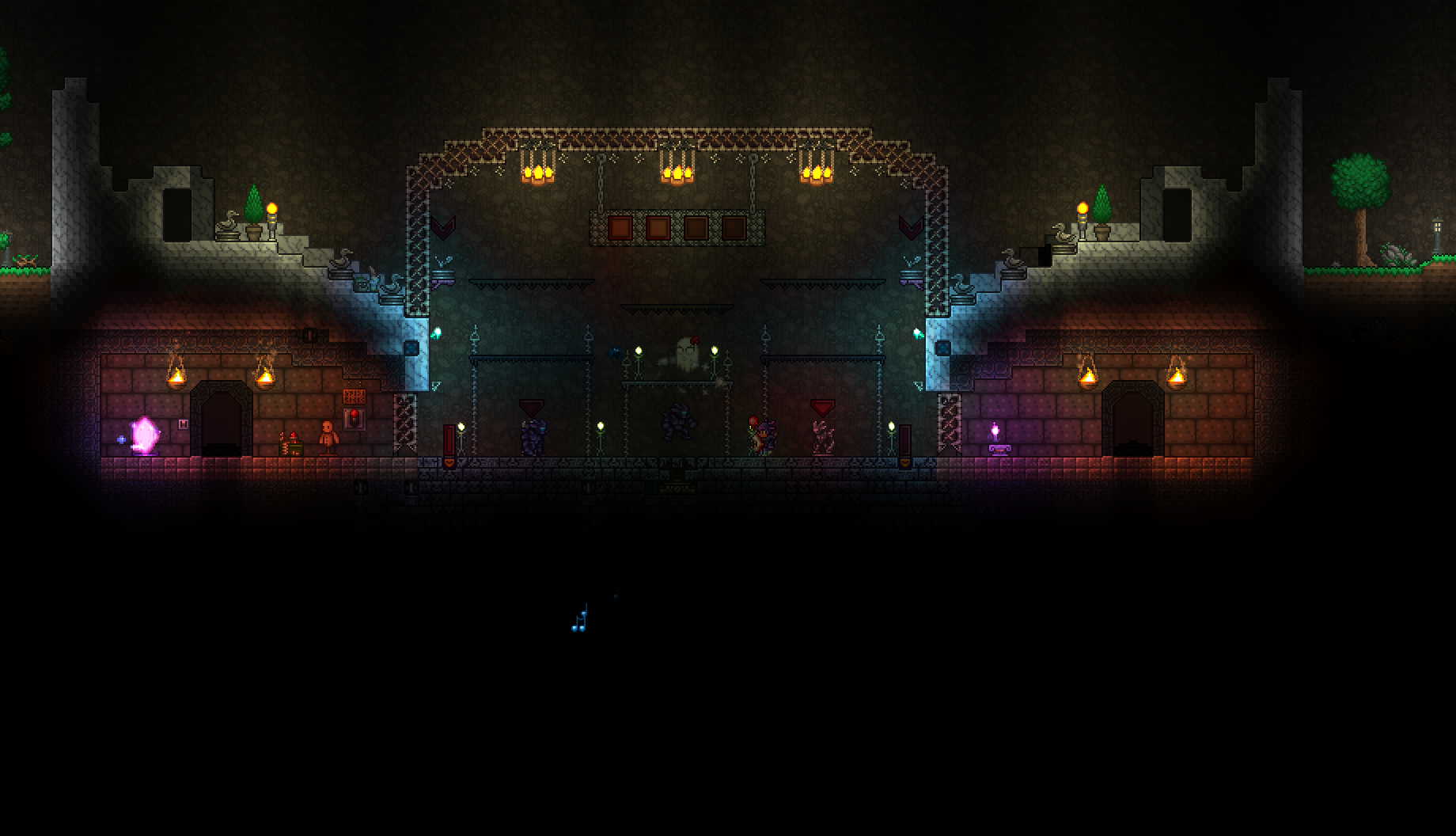 The arena
