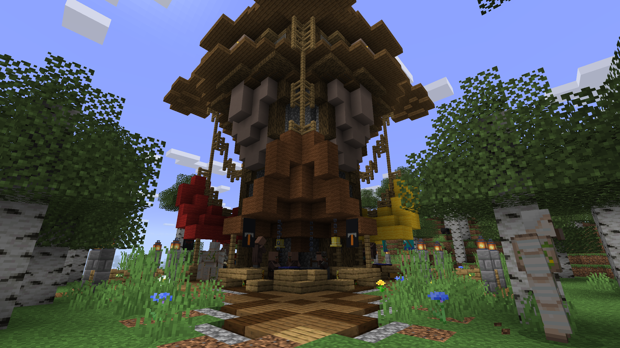 While venturing you'll come across a handful of safe structures like this one.