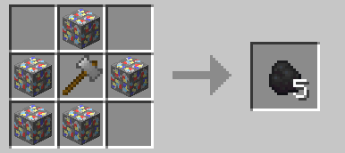 Shapeless (materials can go anywhere in the crafting table)