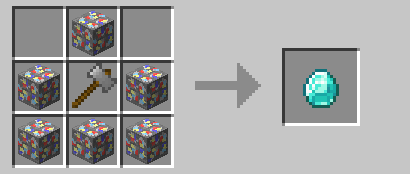 Shapeless (materials can go anywhere in the crafting table)