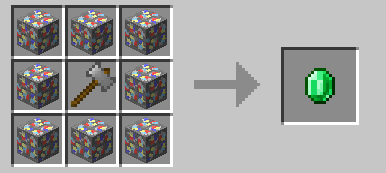 Shapeless (materials can go anywhere in the crafting table)