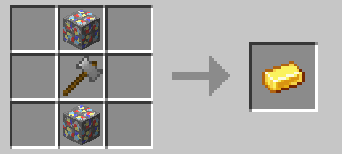 Shapeless (materials can go anywhere in the crafting table)