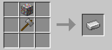 Shapeless (materials can go anywhere in the crafting table)
