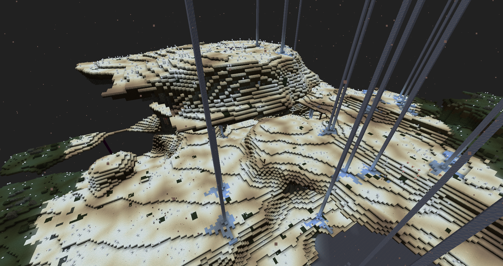 How are those frozen waterfalls so smooth? Did all those waterfalls just freeze all at once in an instant?