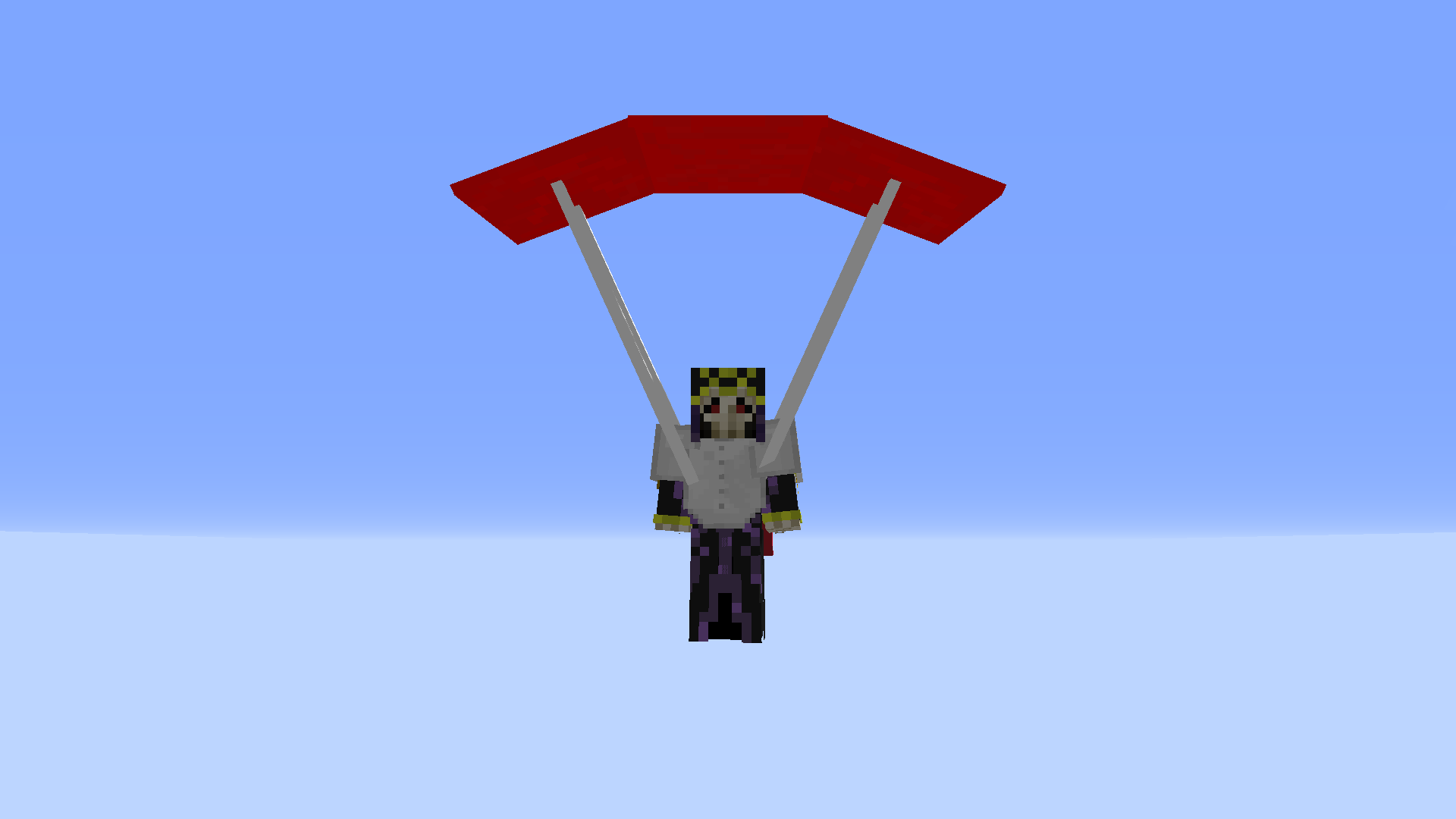 Parachute in use