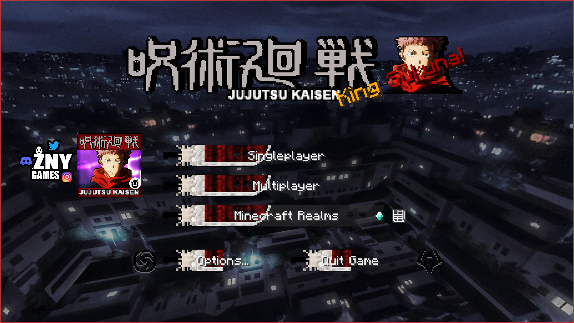 znygames texturepack jujutsu kaisen java startscreen