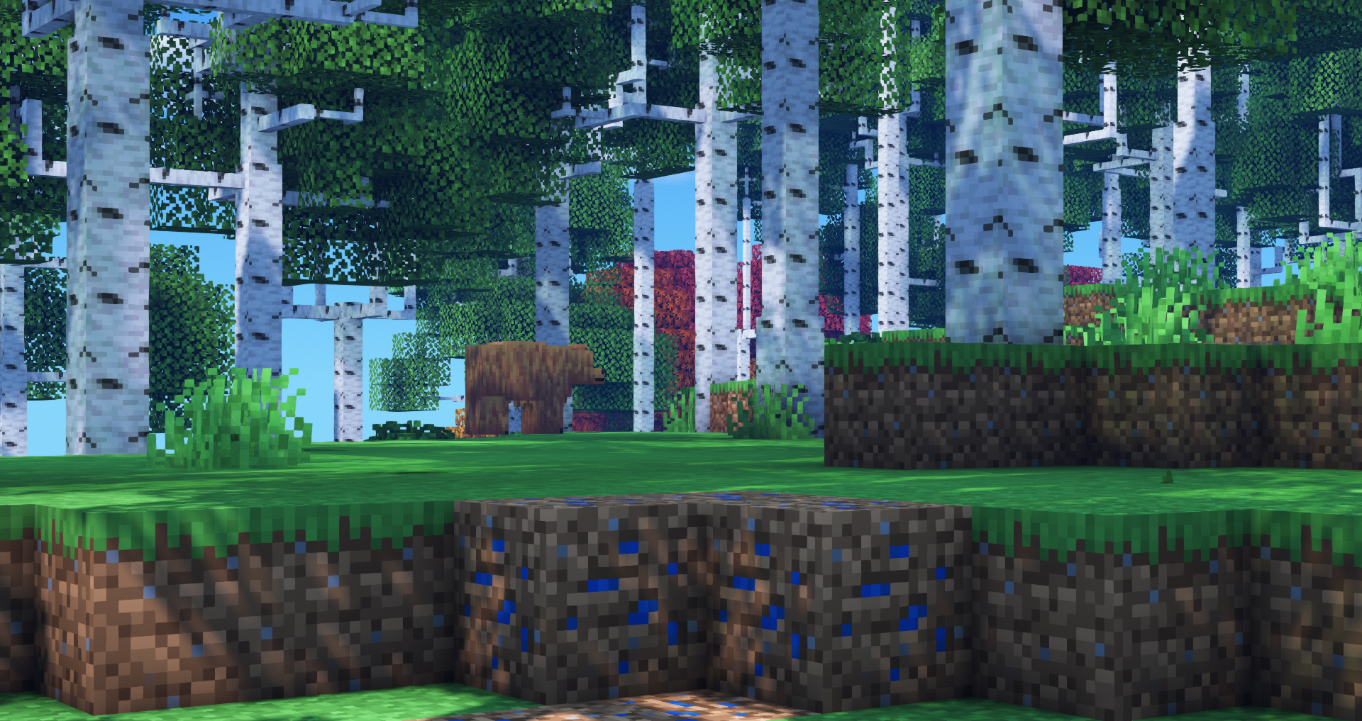 Lots of different mobs, some nice, some that'll try to kill you >:)