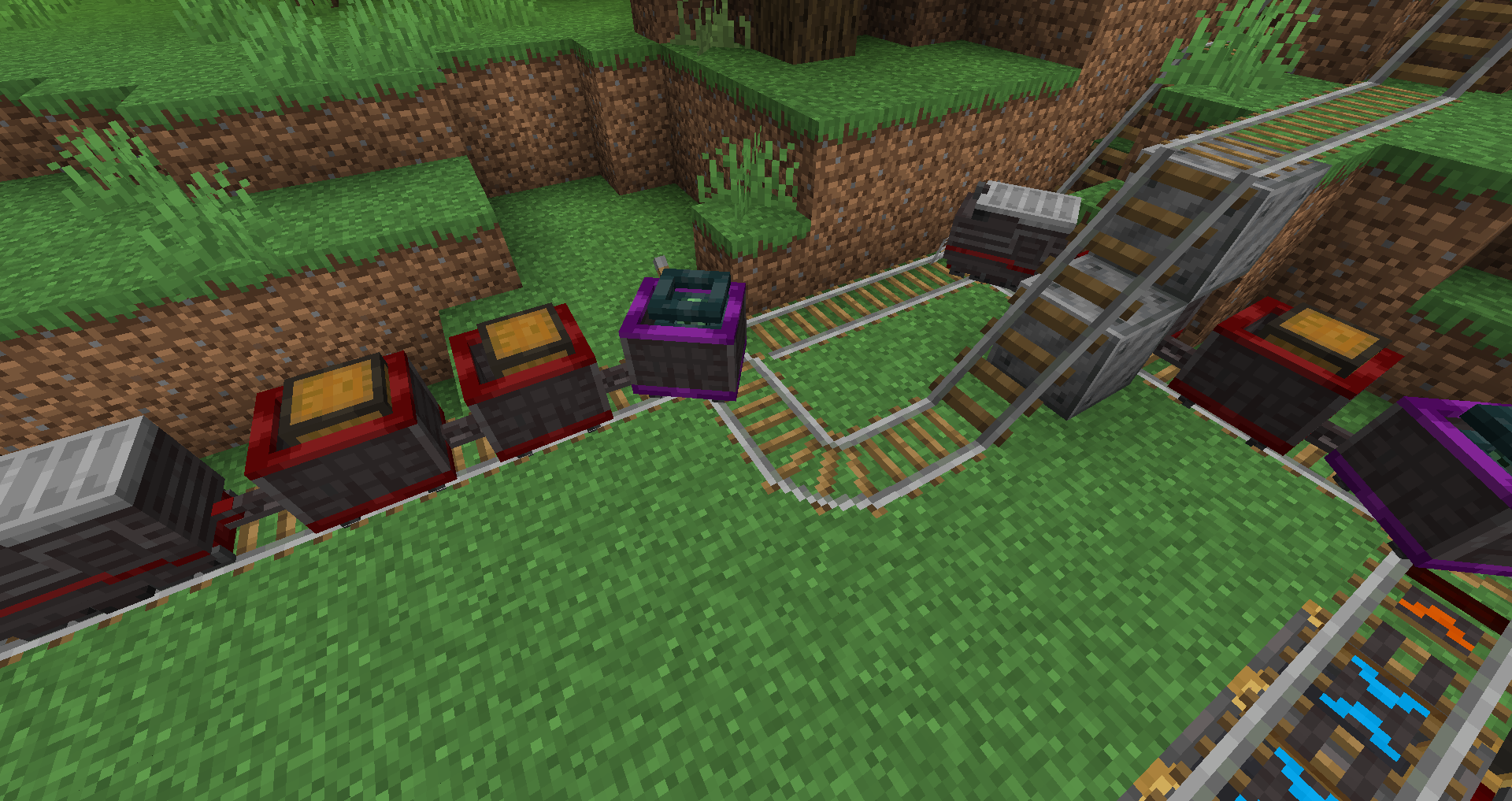 and trains that do the same thing
and you can put create contraptions on them aswell