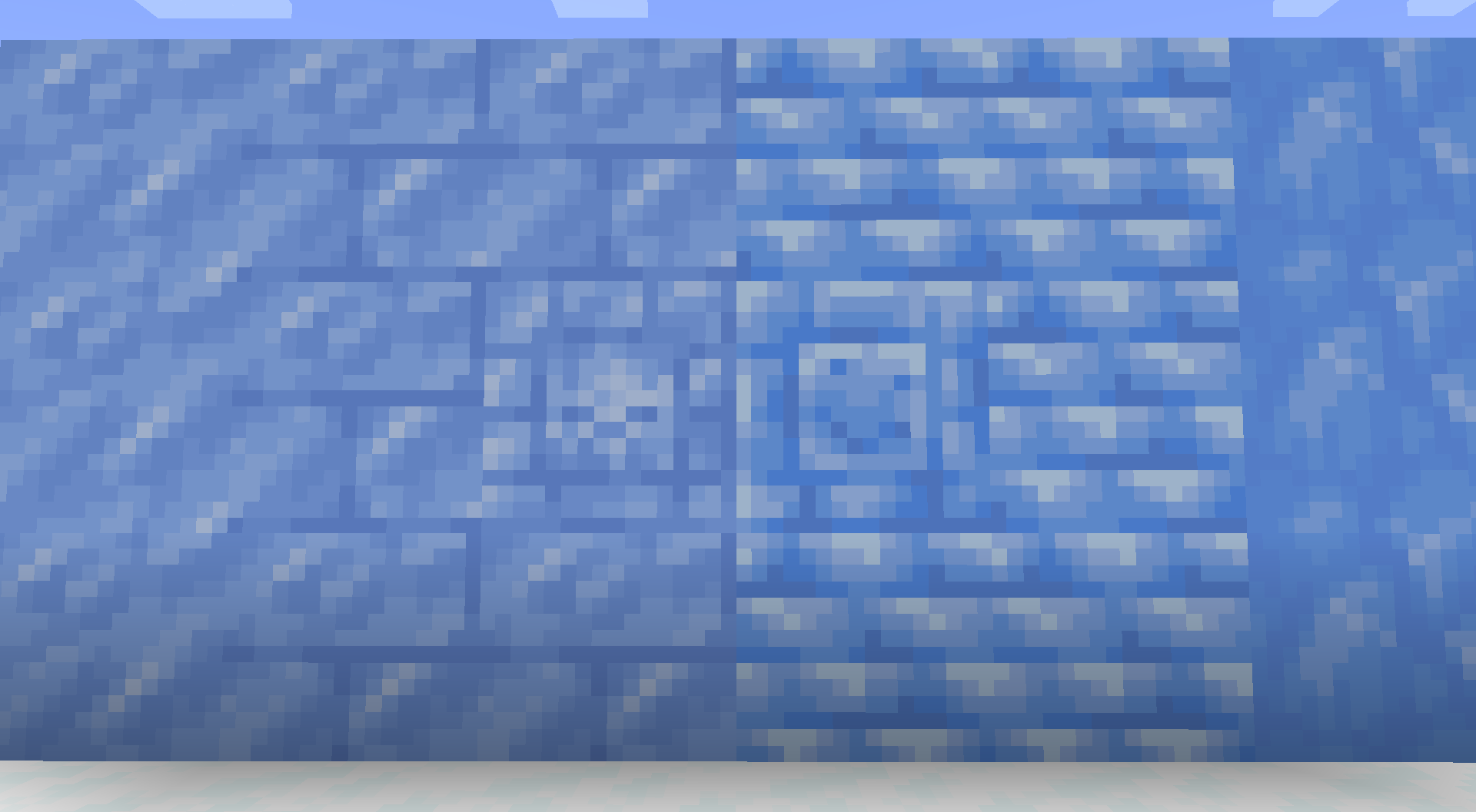 Blue Ice Bricks & Packed Ice Bricks