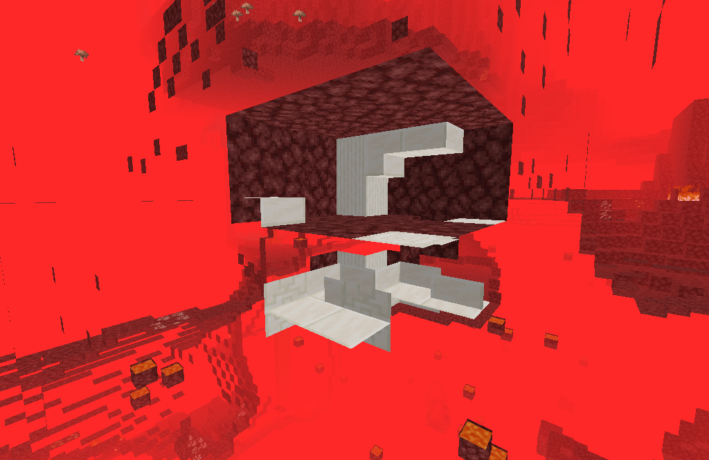 A quartz ruins generated undeground