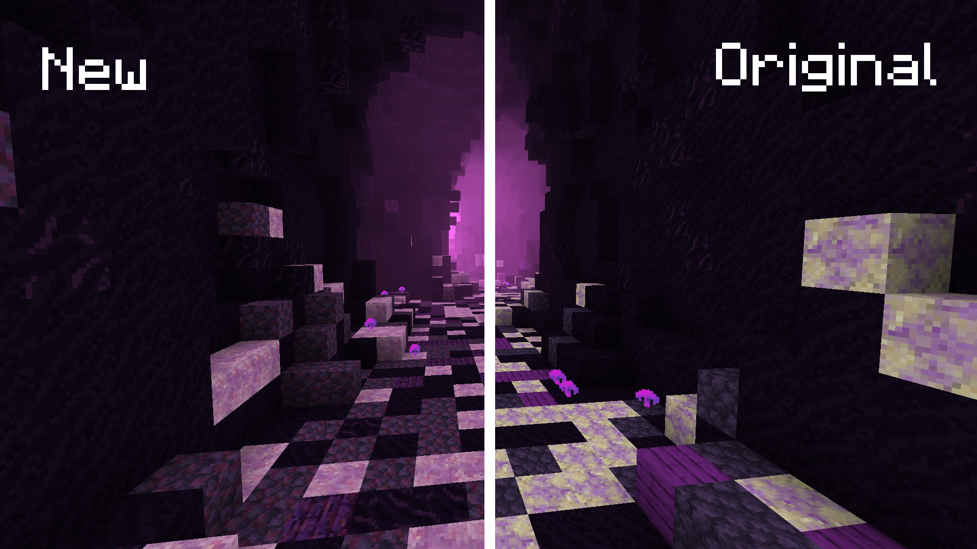 Minecraft: Old vs New Texture Pack Comparison 