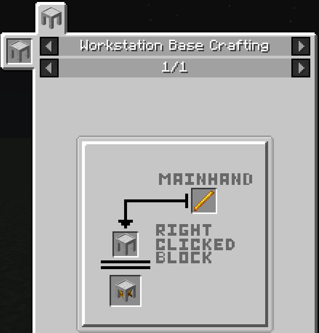 Jei Integration: Workstation/Machine Base Crafting