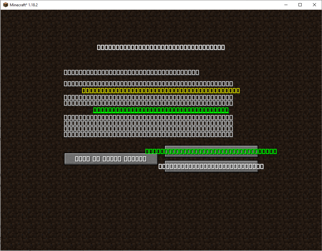 All text looks like this when I load the Modpack