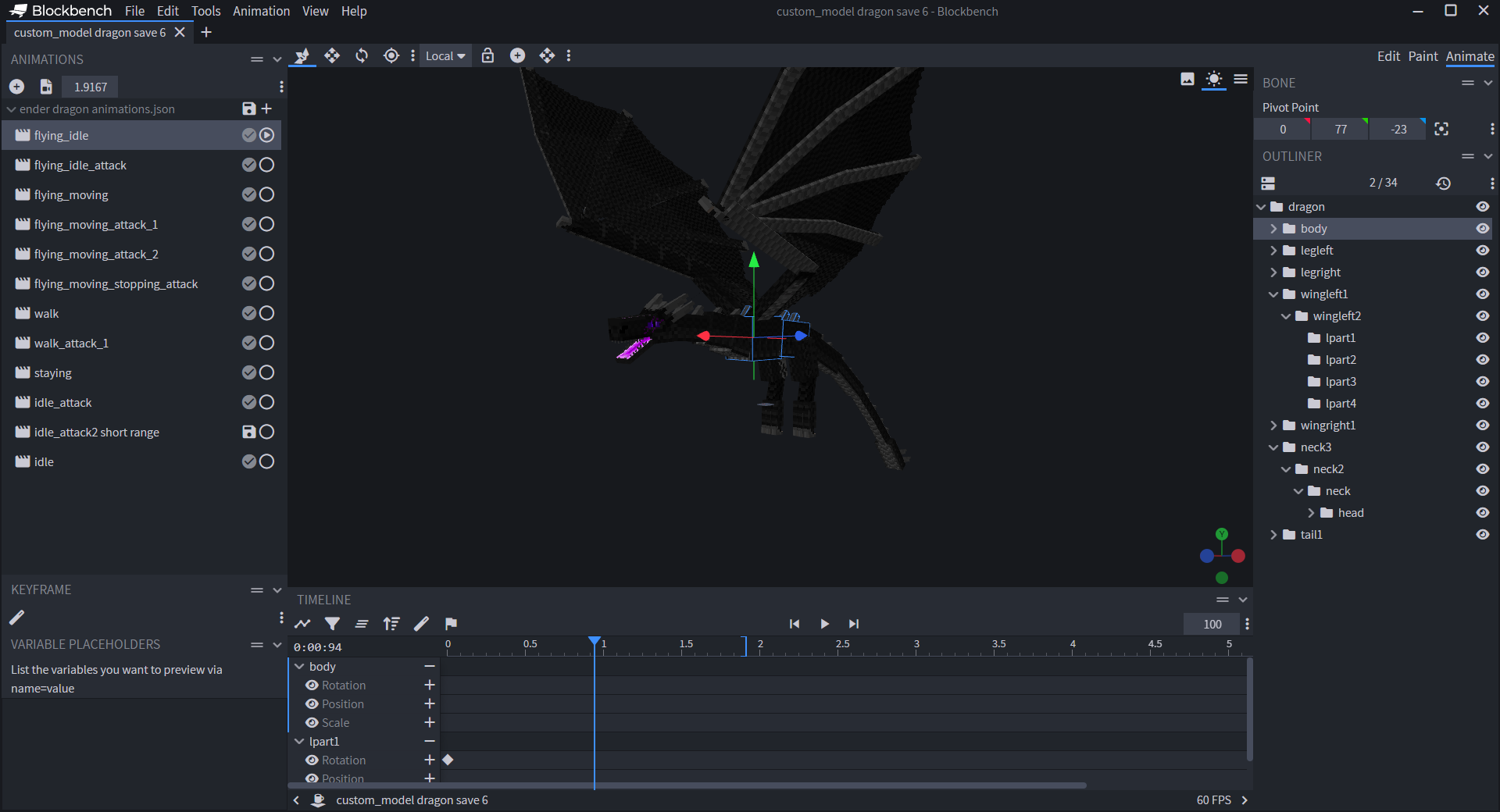 dragon animation