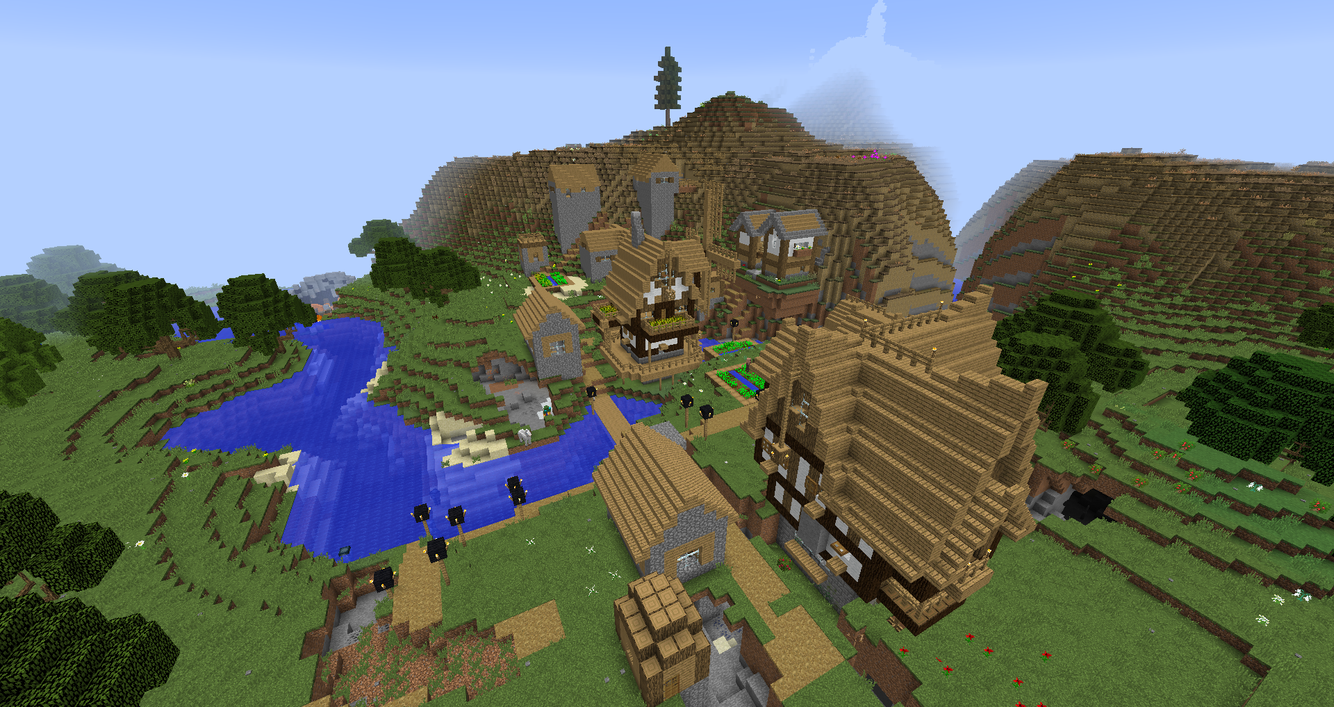 Large village