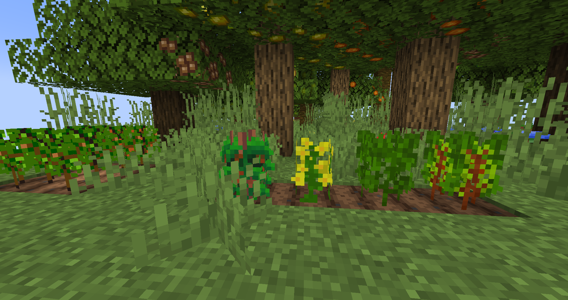 Crops and trees from Croptopia