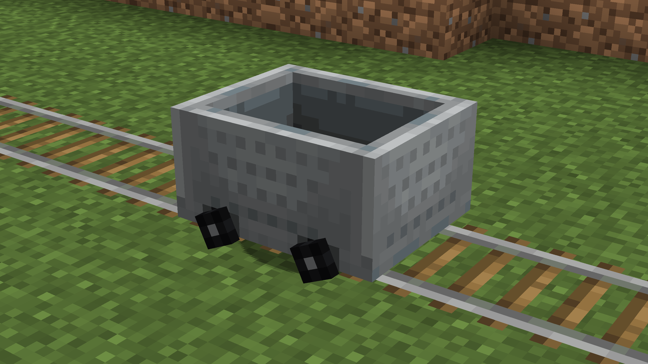 Minecarts with Wheels Minecraft Texture Pack