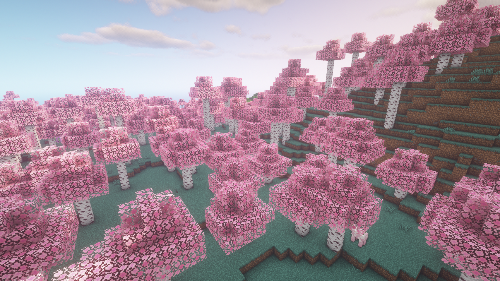 Minecraft cherry blossom