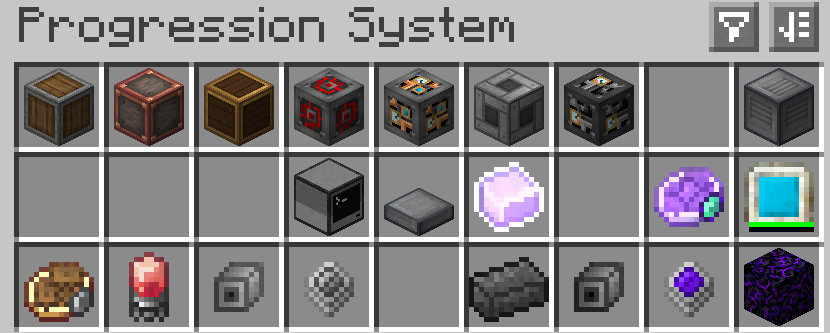 Includes custom items: Refined Brick and Refined Alloy!