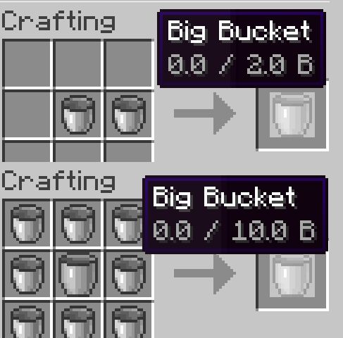 minecraft bucket