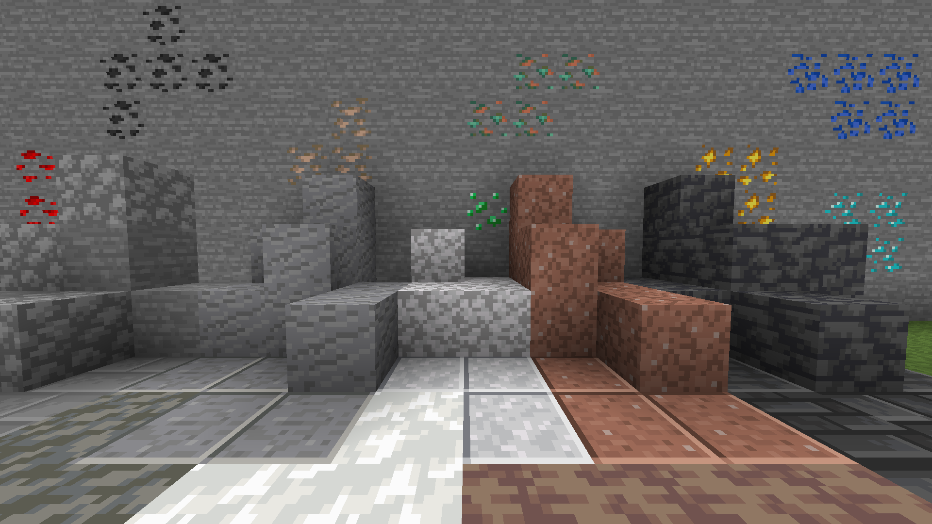 Stone variants and ores