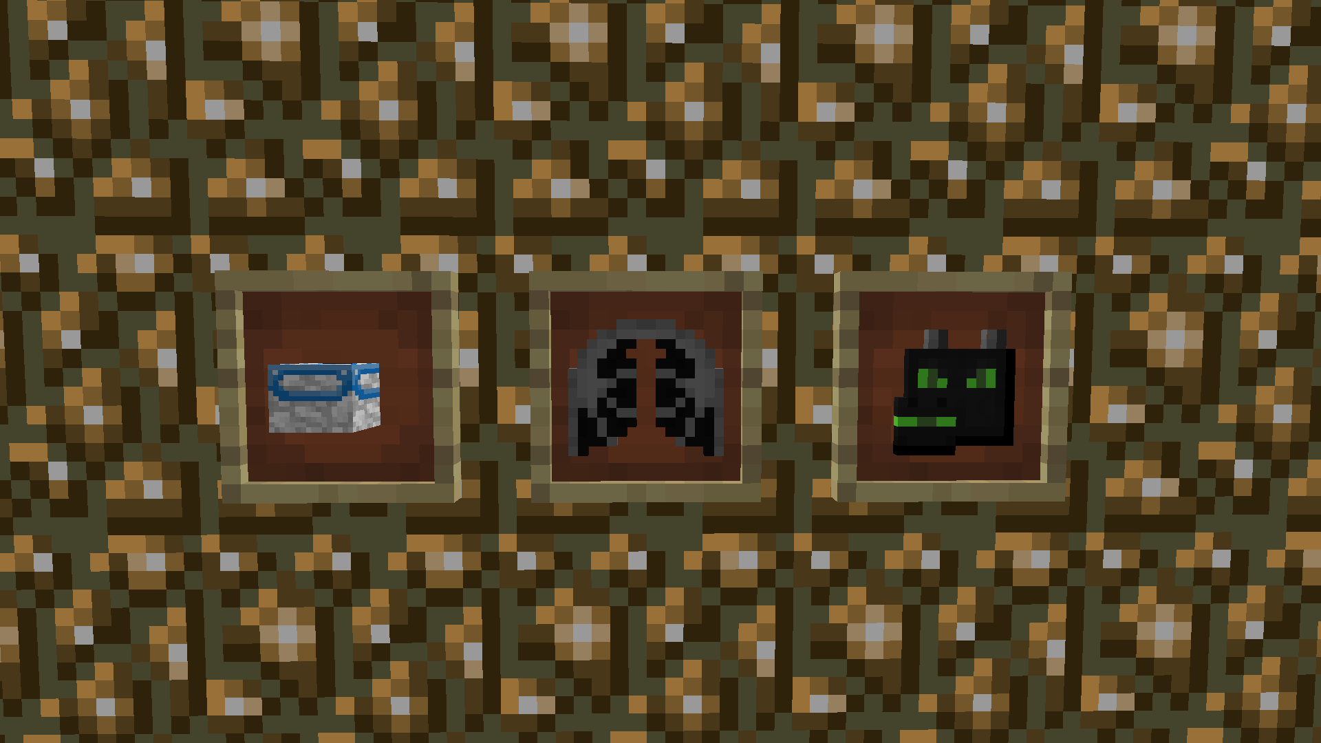 To fit the nostalgic feel, there are three custom textured items (and yes, elytras were originally dragon wings).