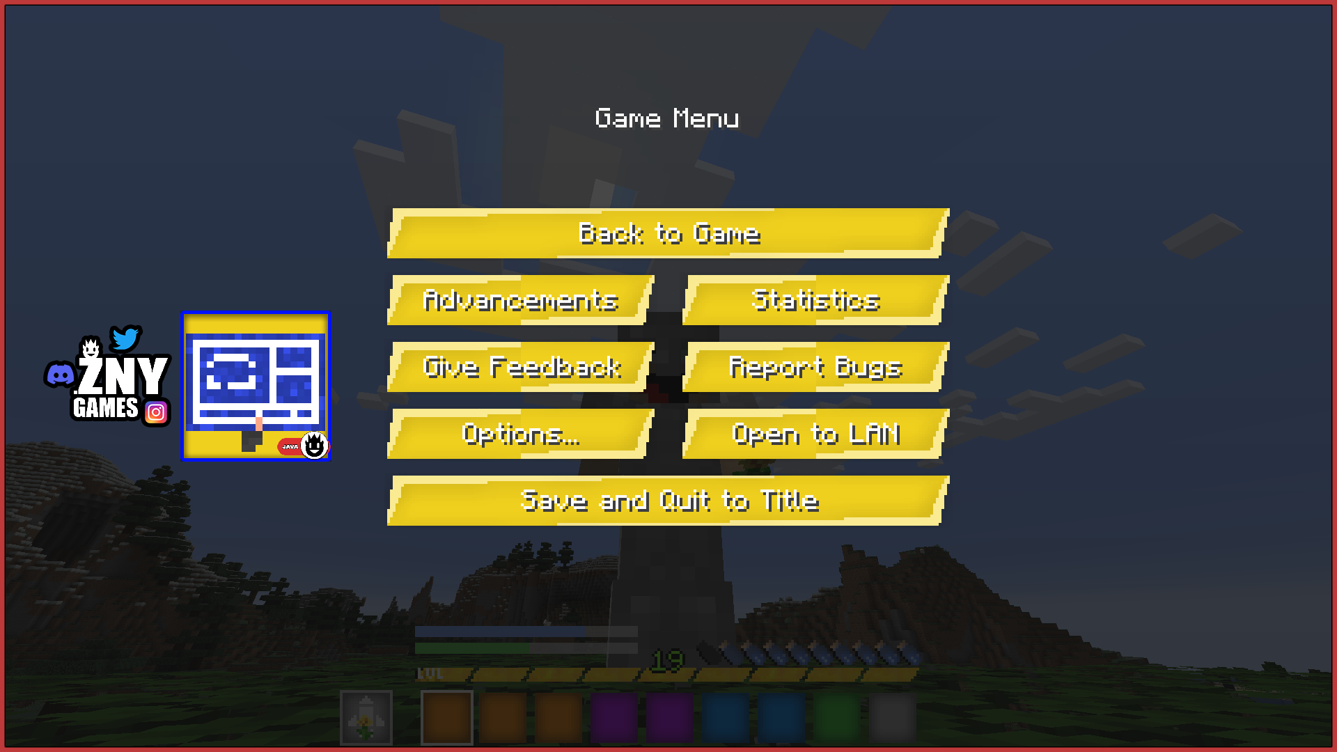 znygames gui texturepack fortnite edition java - menu