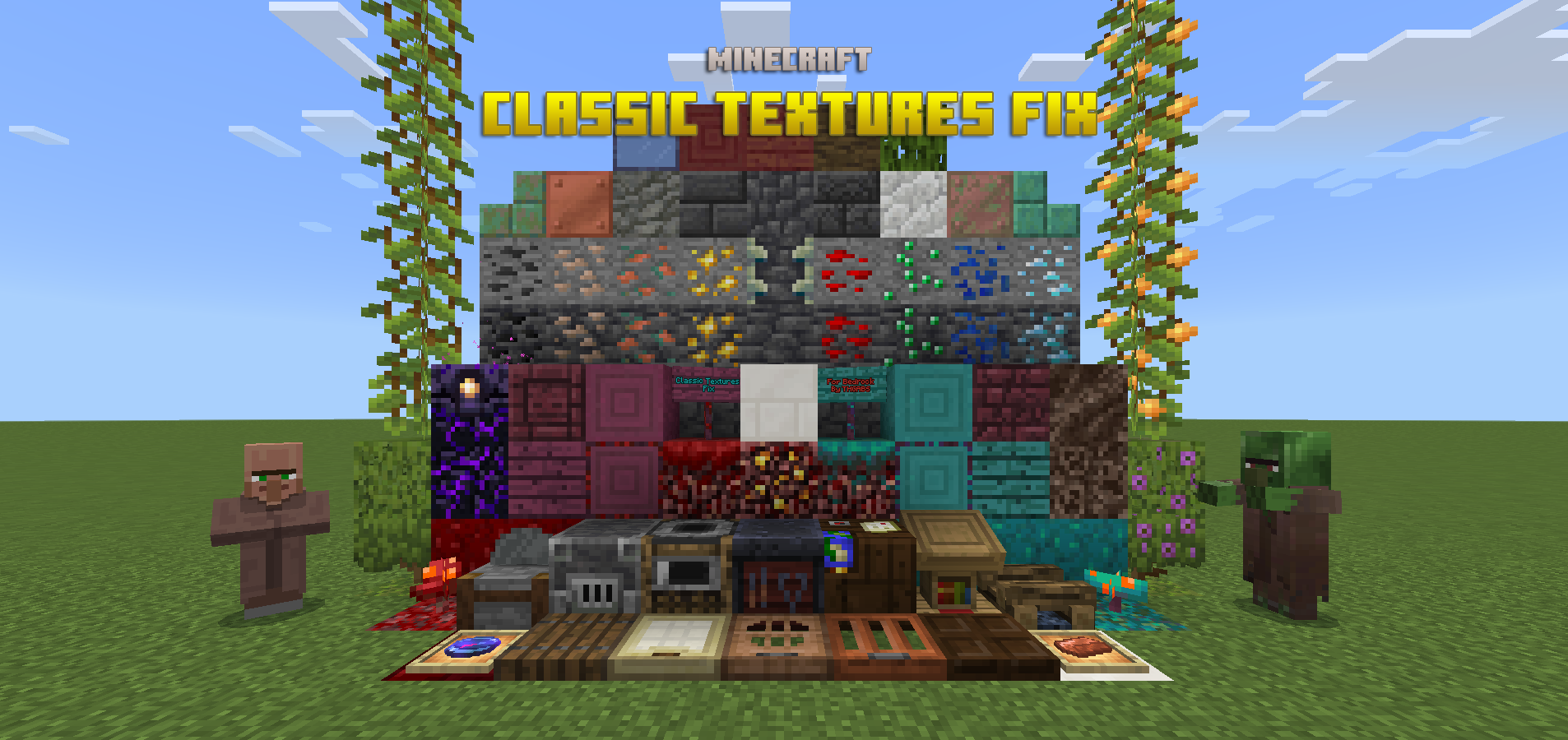 Classic Textures Fix - Minecraft Bedrock Addons - CurseForge