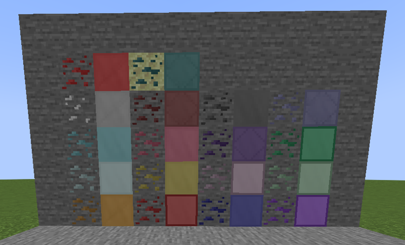 New Ores And Ore Blocks