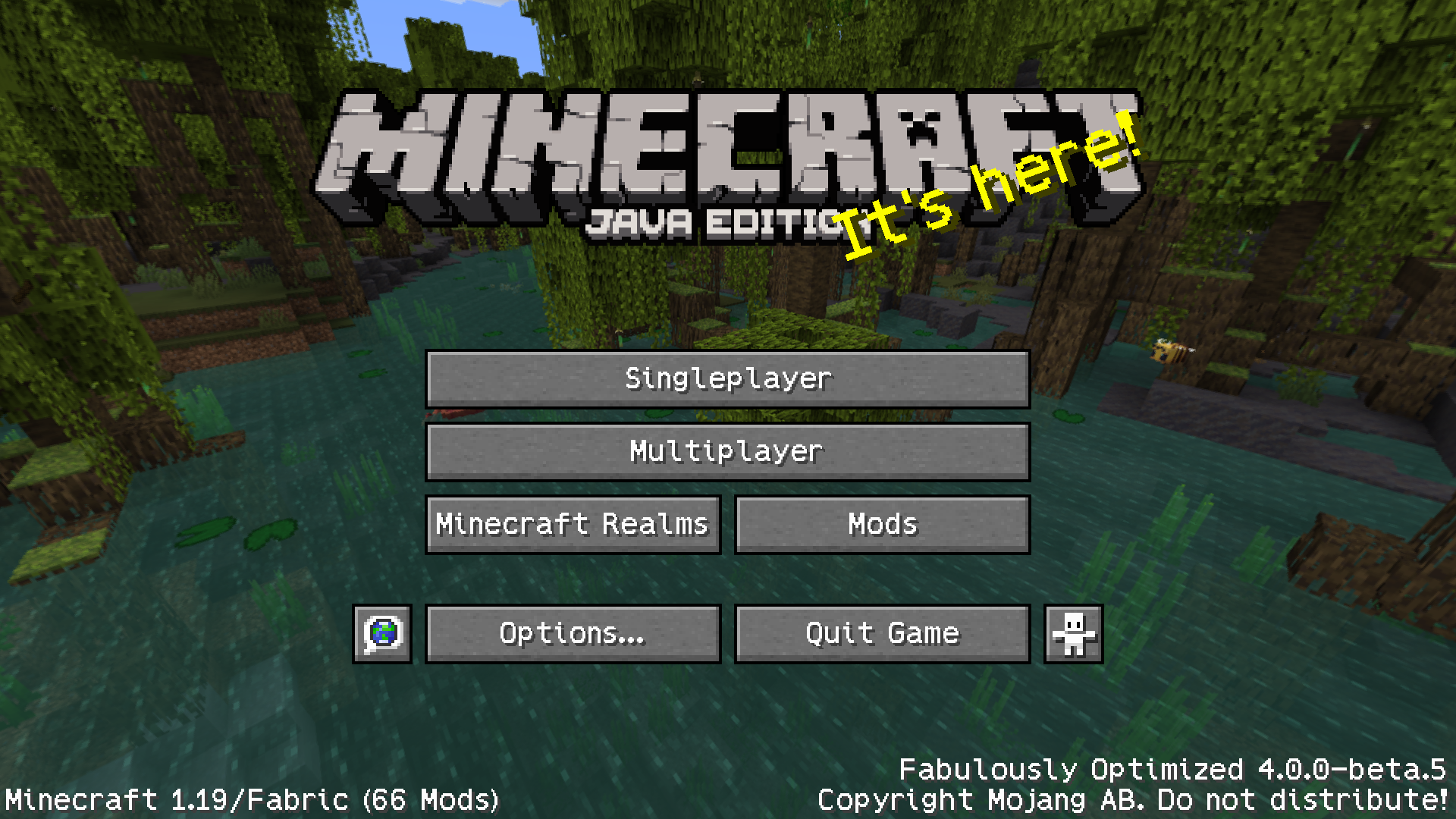 New Main Menu